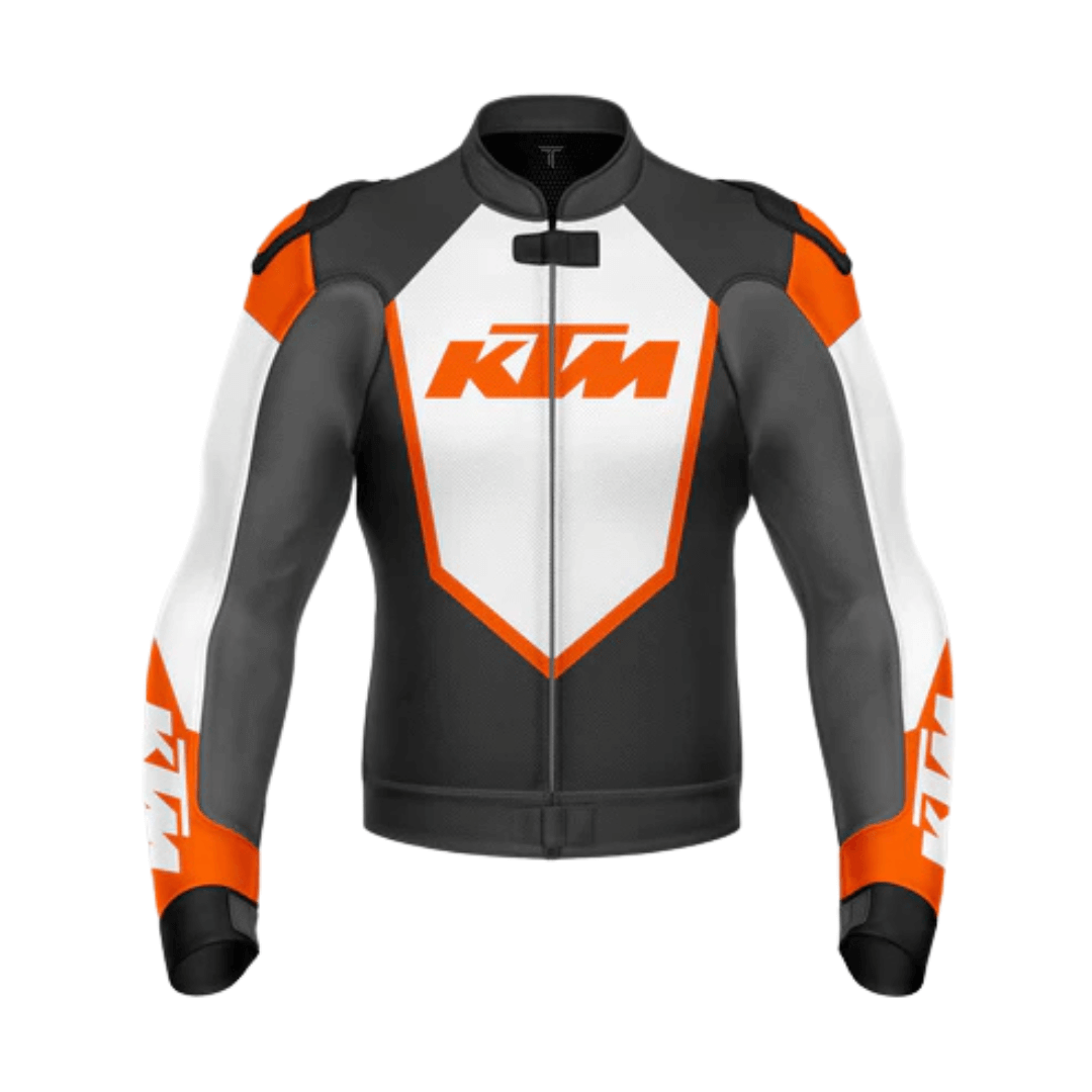 KTM Leather Motorcycle Jacket – Turbo Racegear KTM Leather Motorcycle Jacket – Turbo Racegear