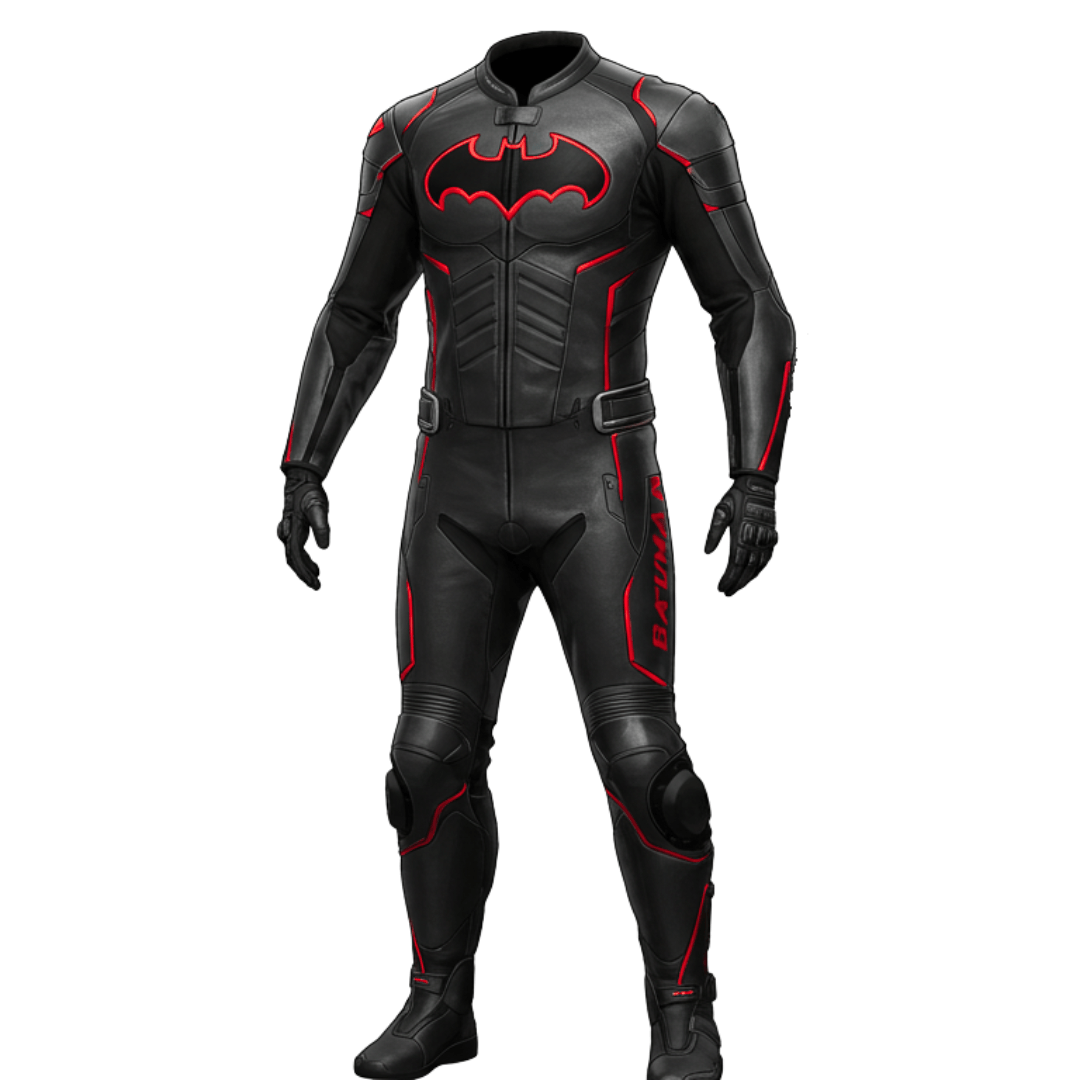 Premium Leather Batman Motorcycle Gear