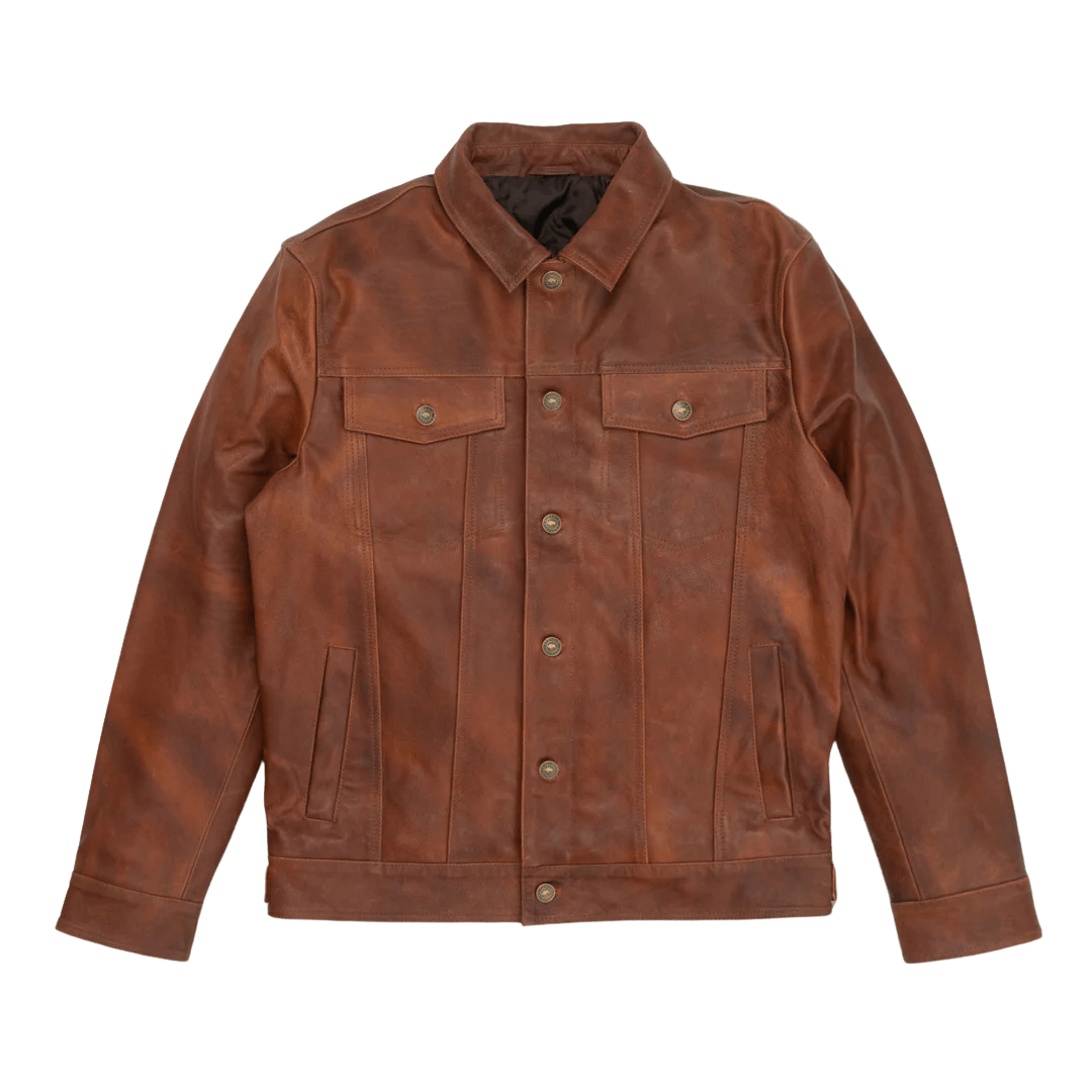 classic gear lederjacke Turbo Classic Men's Leather Jacket L