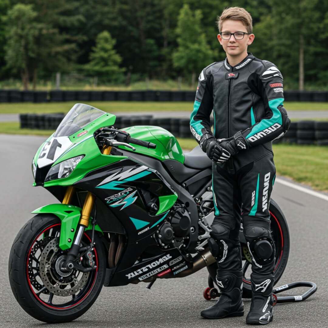 custom kids motorcycle suits combine safety, style, and comfort to ensure your child's best ride, every time.