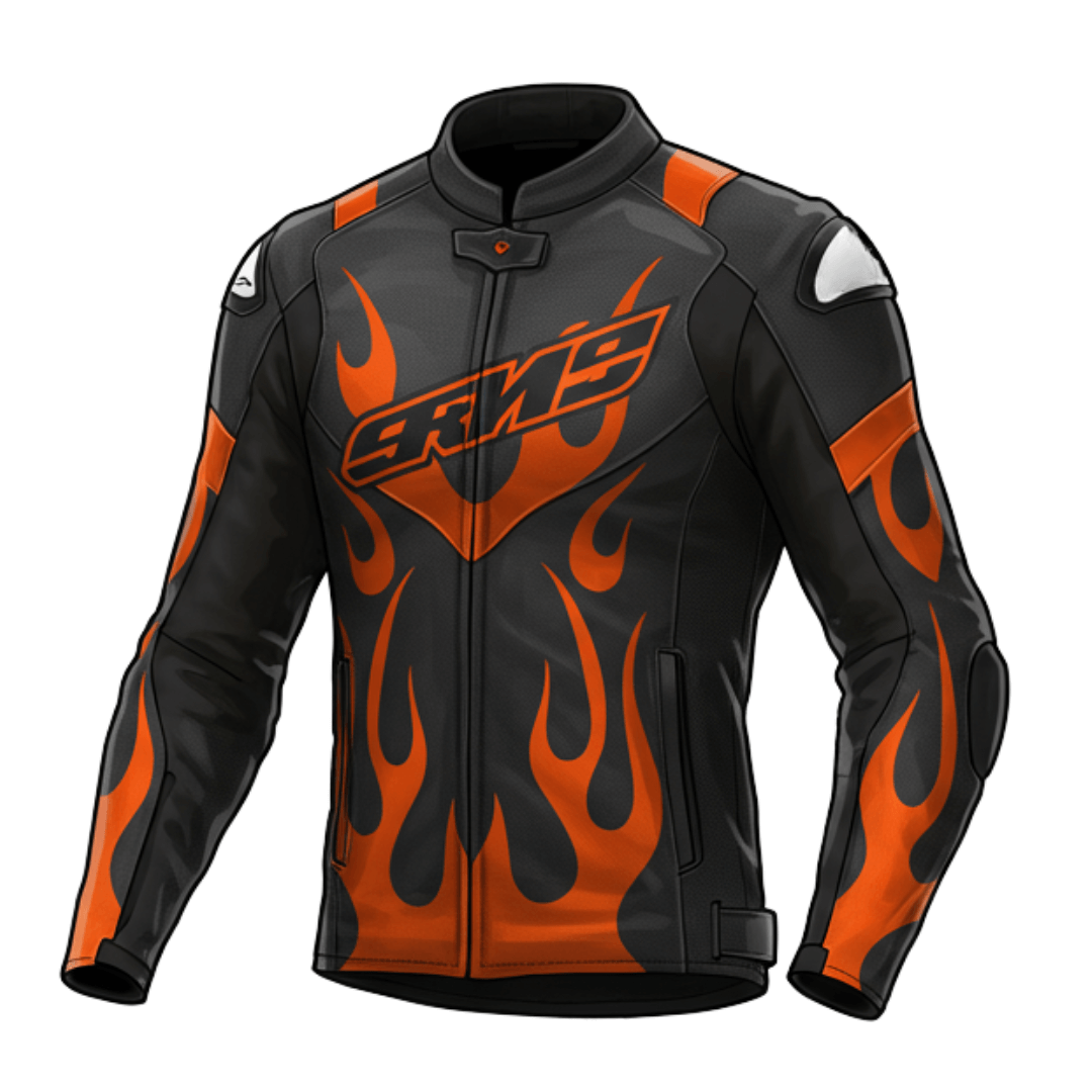 KTM Orange & Black Leather Motorcycle Jacket – Turbo Racegear KTM Orange & Black Leather Motorcycle Jacket – Turbo Racegear
