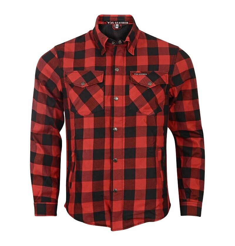 motorcycle checkered shirt