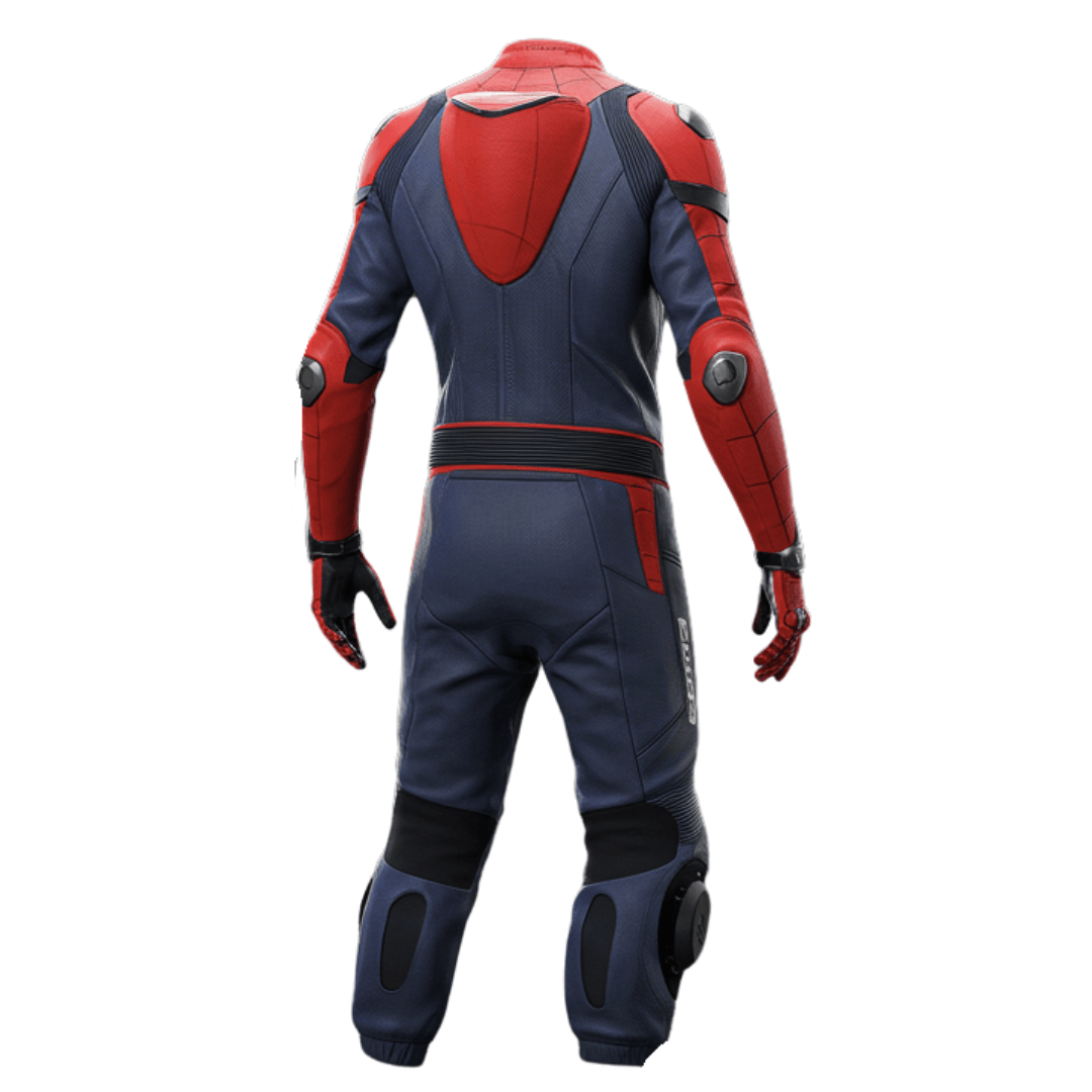 spiderman motorcycle leather suit