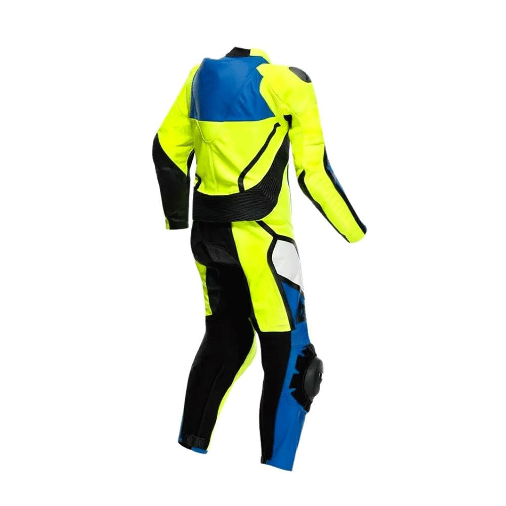 Motorcycle leather suit biker outfit