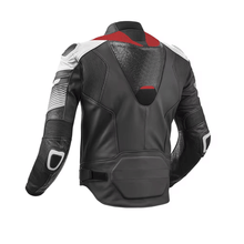 Load image into Gallery viewer, Turbo Black Motorcycle Leather Jacket
