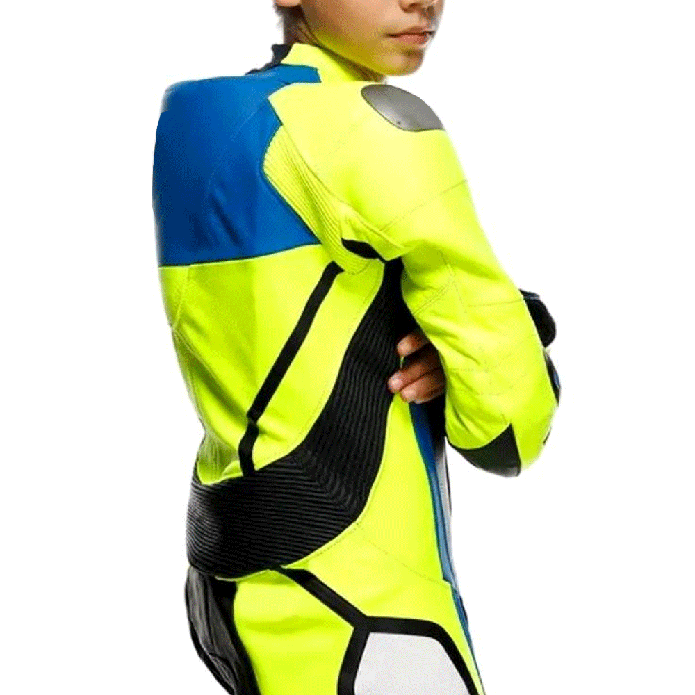 Motorcycle leather suit track riding