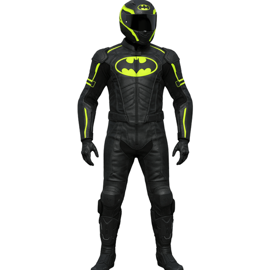 Batman Leather Motorcycle Race Suit