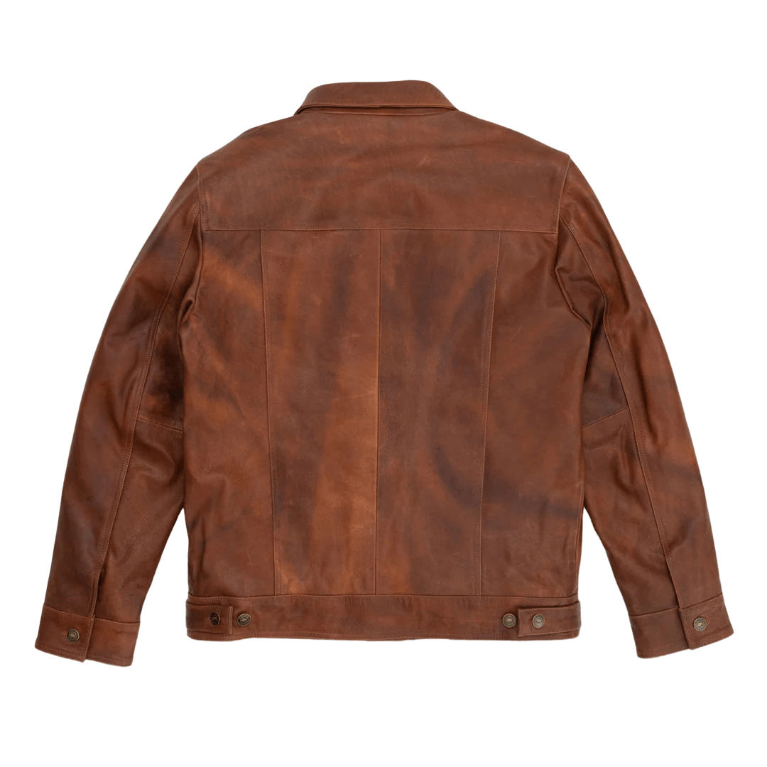 Turbo Classic Men's Leather Jacket 