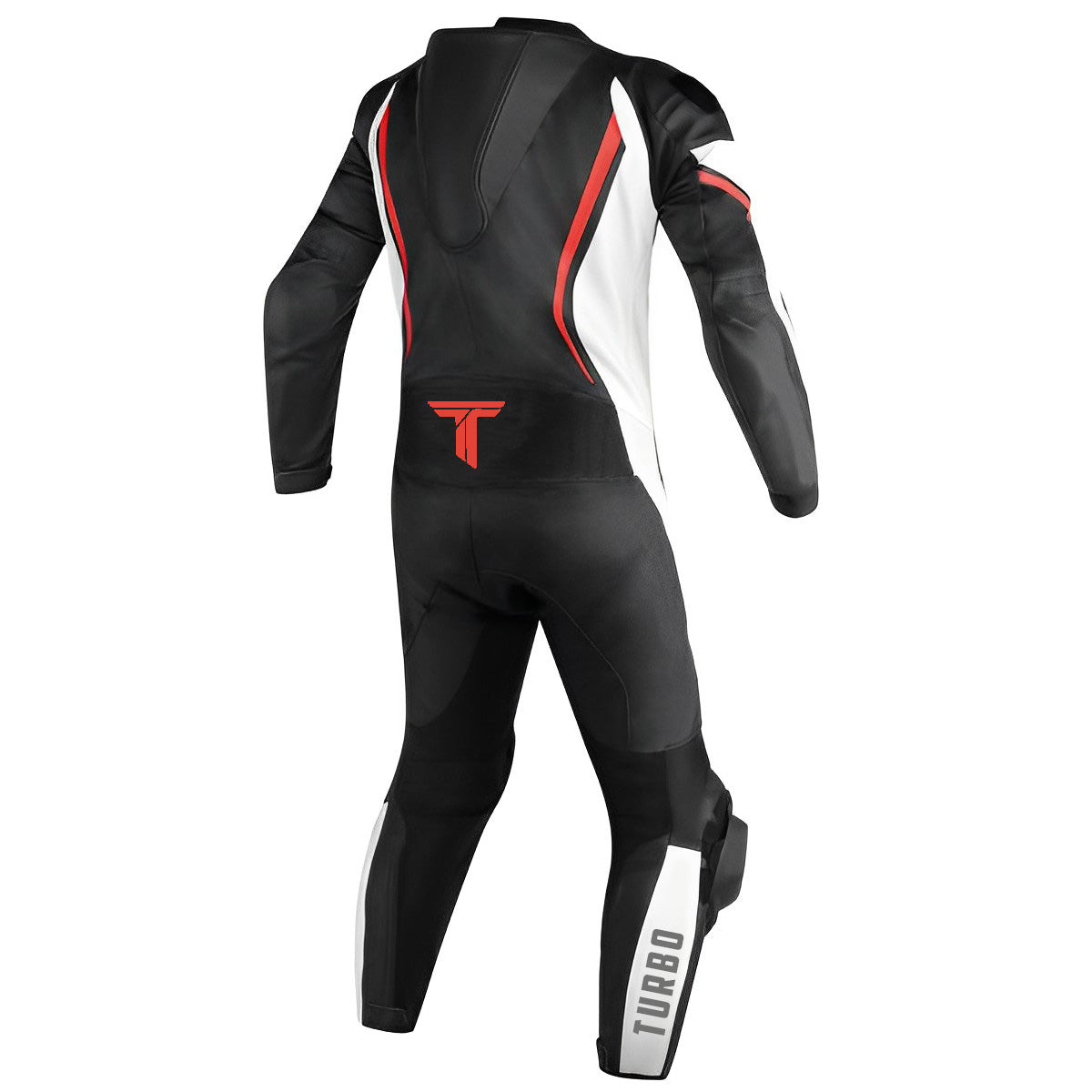 Exclusive Turbo Black & Red Line Motorcycle Race Suit