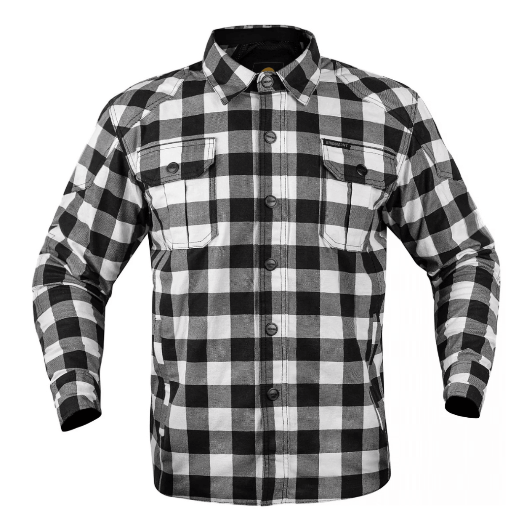Motorcycle Flannel Shirt – ARAMID Lined with CE Protection