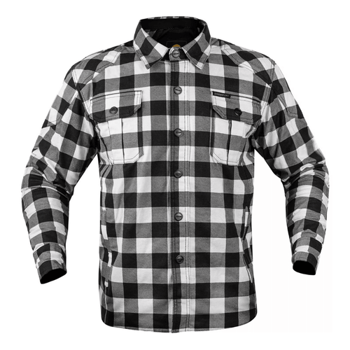 Motorcycle Flannel Shirt – ARAMID Lined with CE Protection