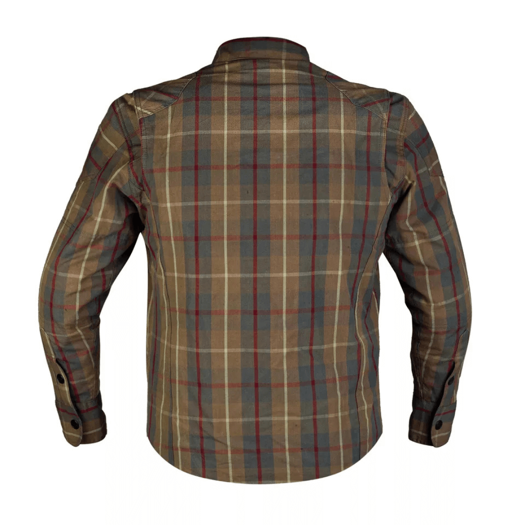 Motorcycle Flannel Shirts with CE Armour and ARAMID Lining