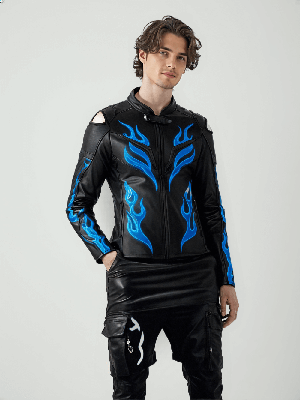 New BMW Leather Motorcycle Jacket 