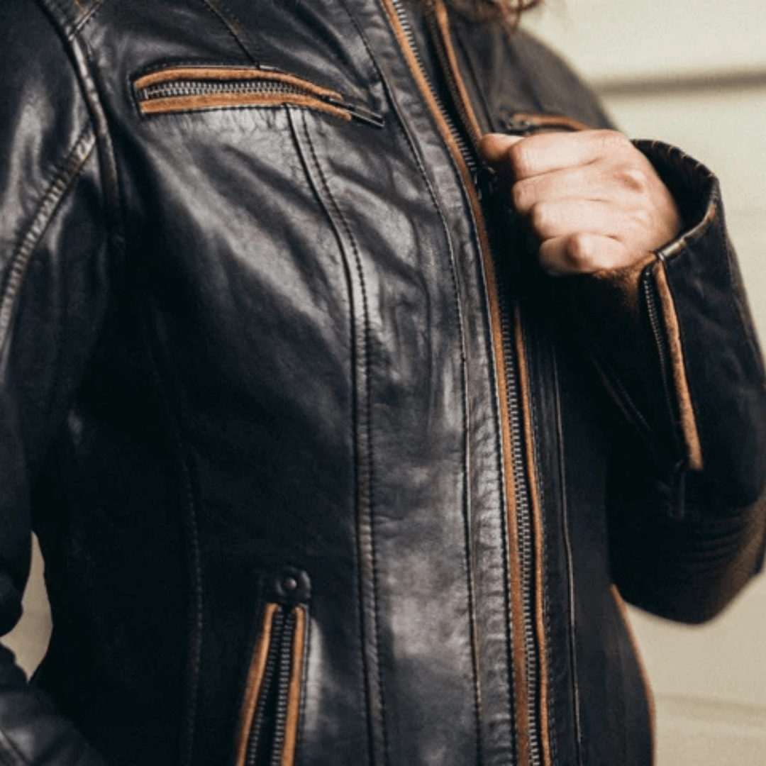 Premium Turbo Women’s Leather Jacket