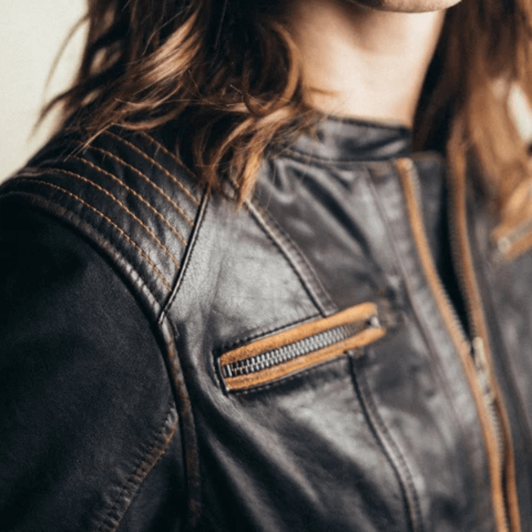 Premium Turbo Women’s Leather Jacket