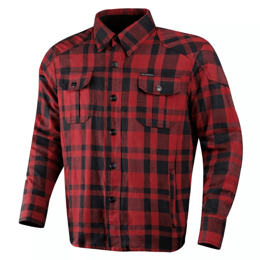 Protective Motorcycle Flannel Shirts with CE Certified Armor