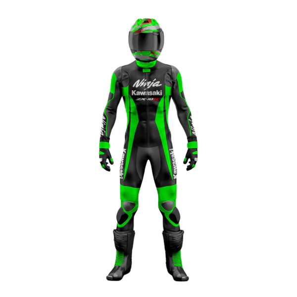 ●TURBO X GEARS●バイク レーシング レザースーツ ツーリング 48 Turbo_Kawasaki_Motorcycle_Leat