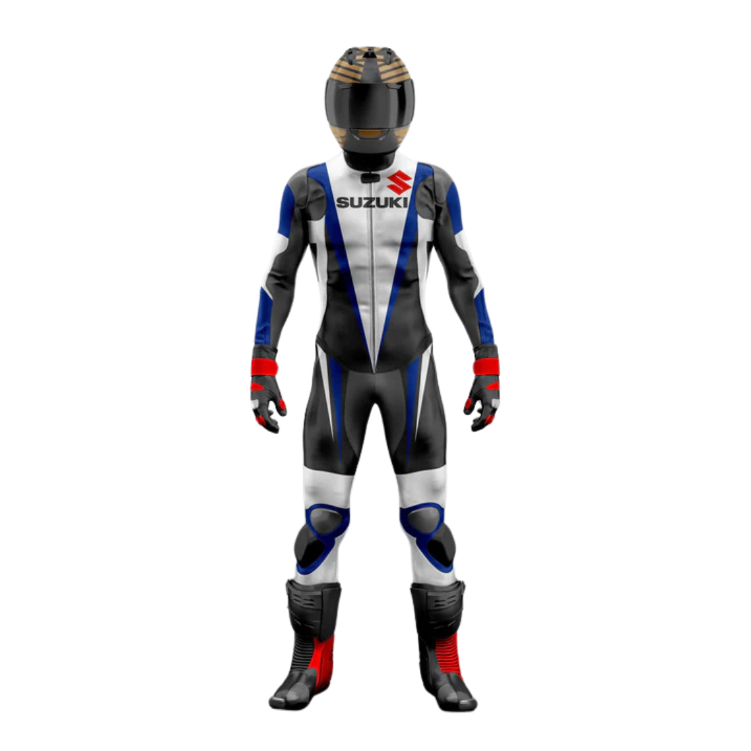 Turbo Suzuki Motorbike Leather Suit 