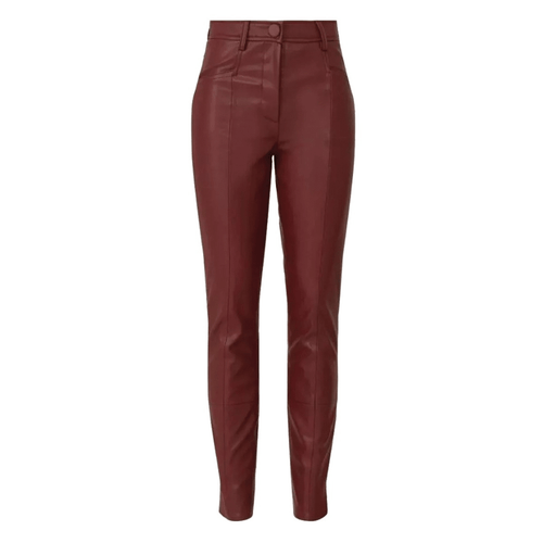 Luxe Ladies  High-Waist Leather Pants