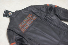 Load image into Gallery viewer, Davidson Eagle Leather Motorcycle Jacket For Men
