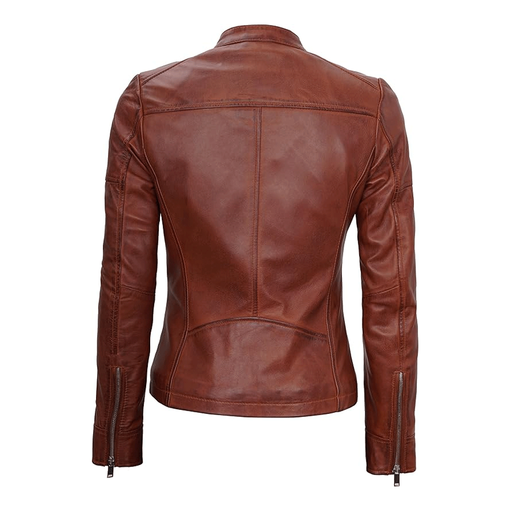 Mens leather jacket modern lifestyle wear