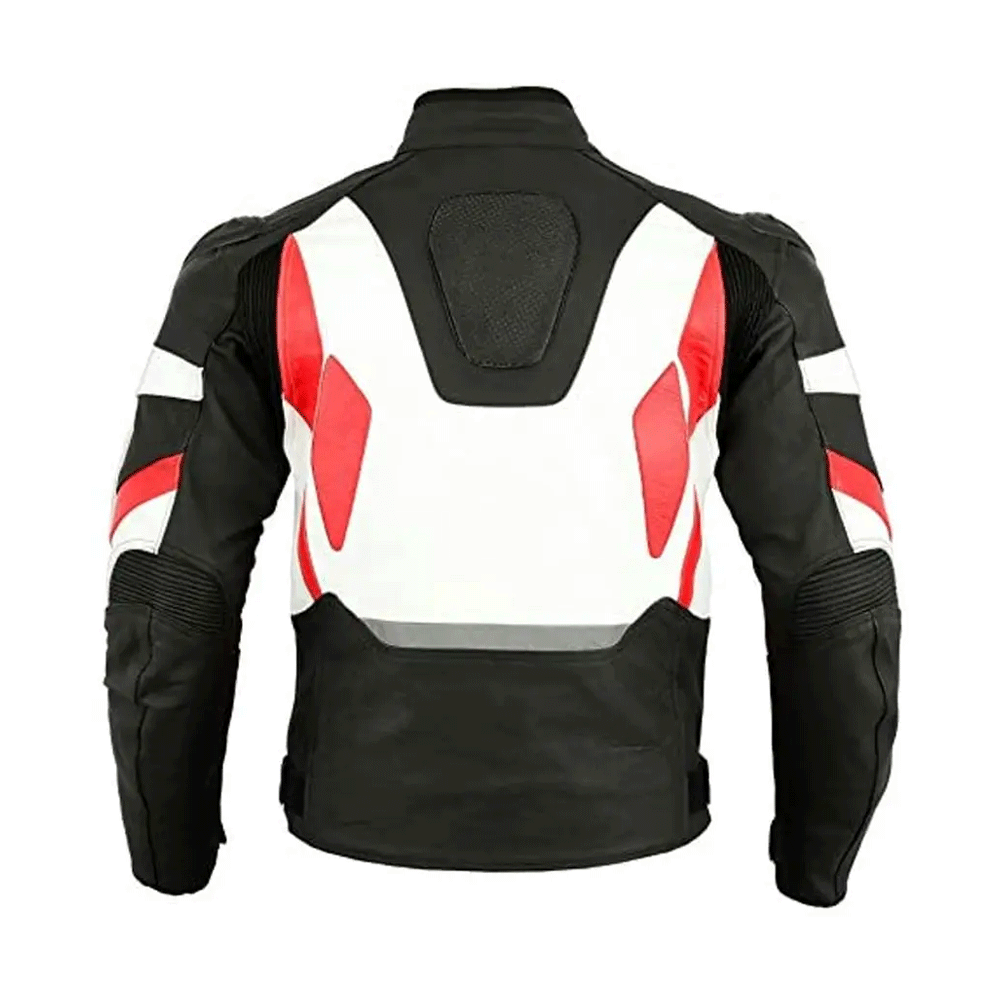 Men leather jacket fashion outerwear