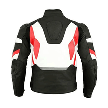 Load image into Gallery viewer, Turbo Men Motorcycle Leather Jacket
