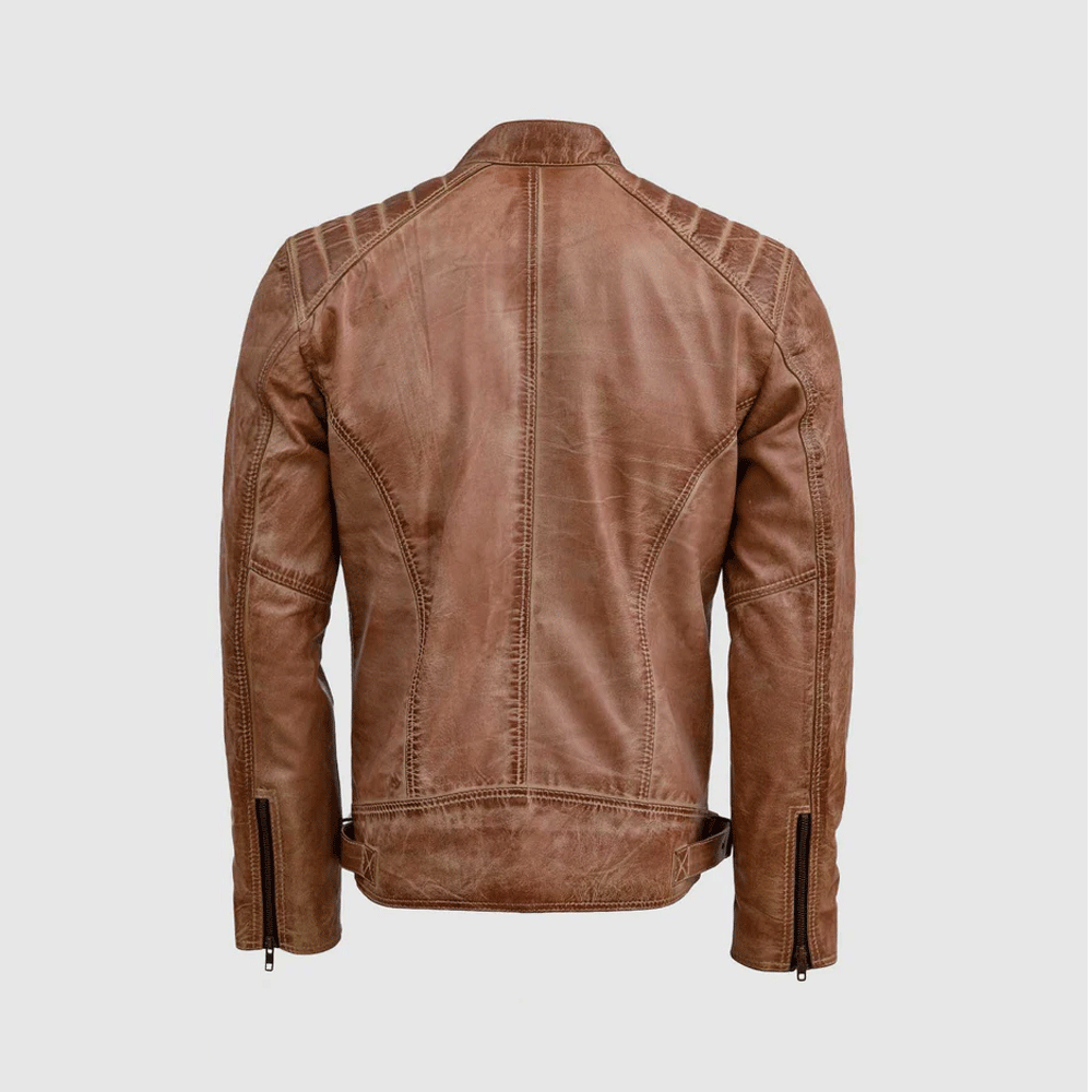 Men leather jacket trendy style