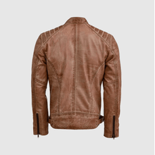 Load image into Gallery viewer, Turbo Leather Motorcycle Jacket
