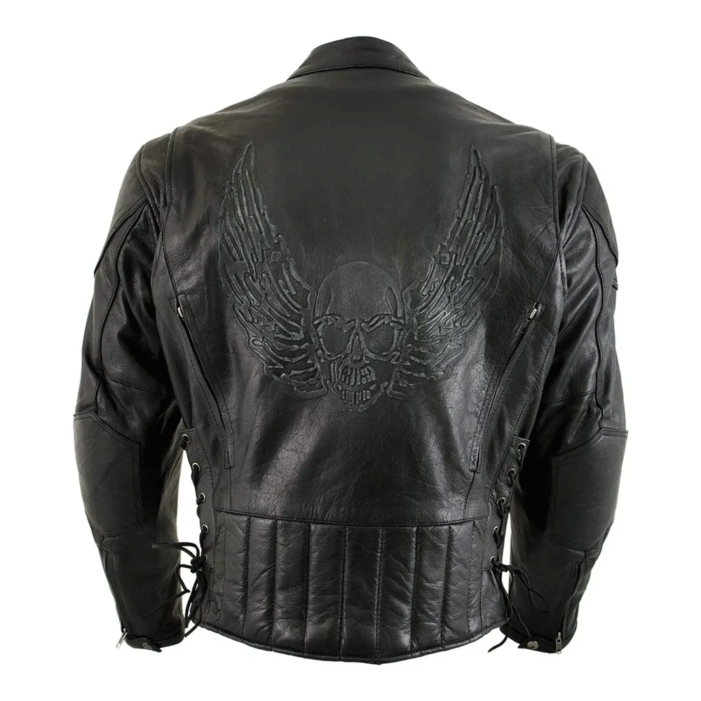Mens leather jacket everyday wear