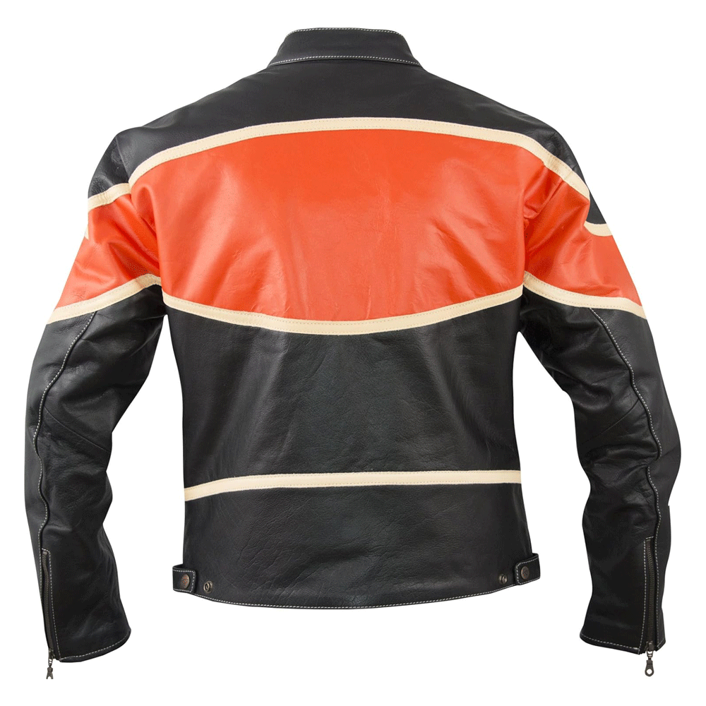 Men leather jacket modern style