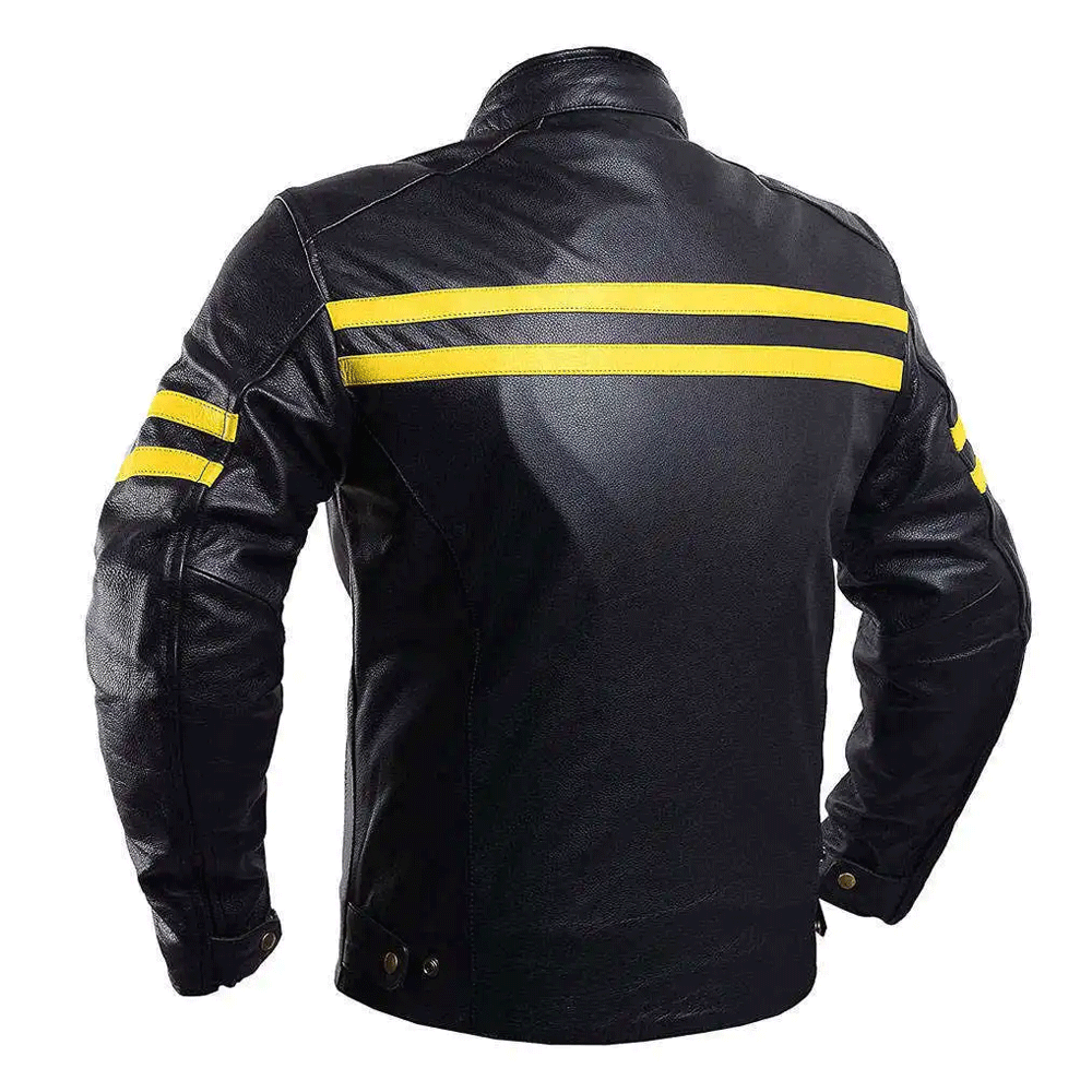 Men leather jacket comfortable wear