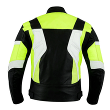 Load image into Gallery viewer, Turbo Leather Motorcycle Jacket
