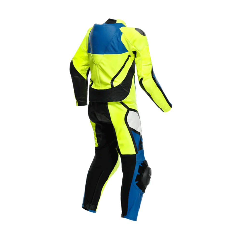 Leather racing suit biker style