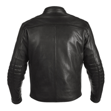 Load image into Gallery viewer, Turbo Black Leather Motorcycle Jacket
