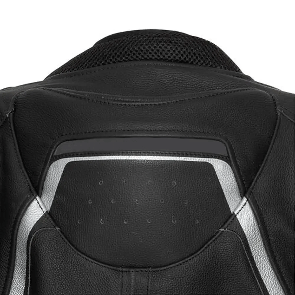 Mens leather jacket elegant look