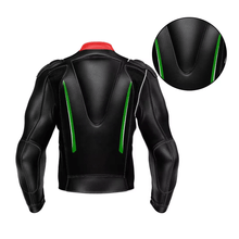 Load image into Gallery viewer, Turbo Men Leather Motorcycle Jacket
