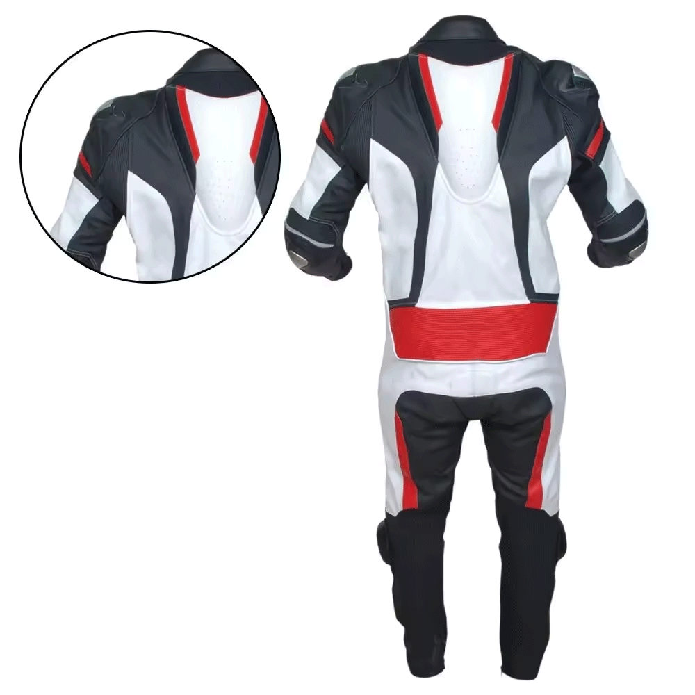 Motorcycle leather suit versatile riding outfit