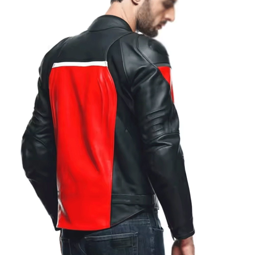 Mens leather jacket modern style 