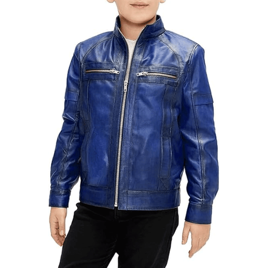 Kid Motorcycle Leather jacket