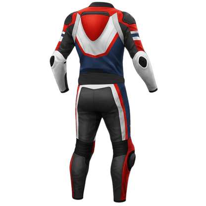  CE-certified cowhide motorcycle suit with protective armor
