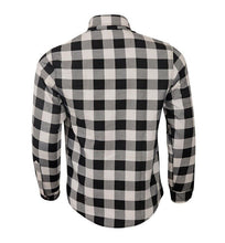 Load image into Gallery viewer, checkered motorcycle shirt back
