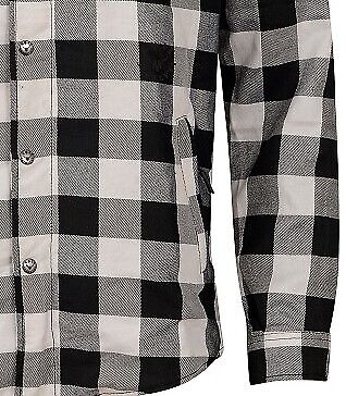 Checkered motorcycle Shirt frond side