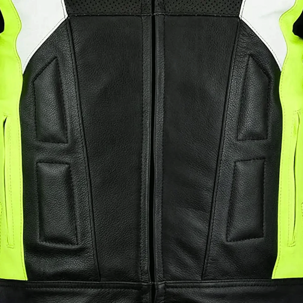 Men biker leather jacket
