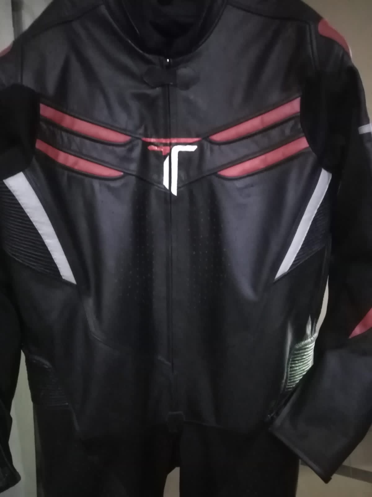 Leather race suit motorsport outfit