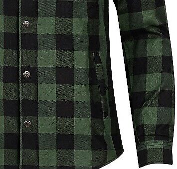 Green Checkered motorbike shirt