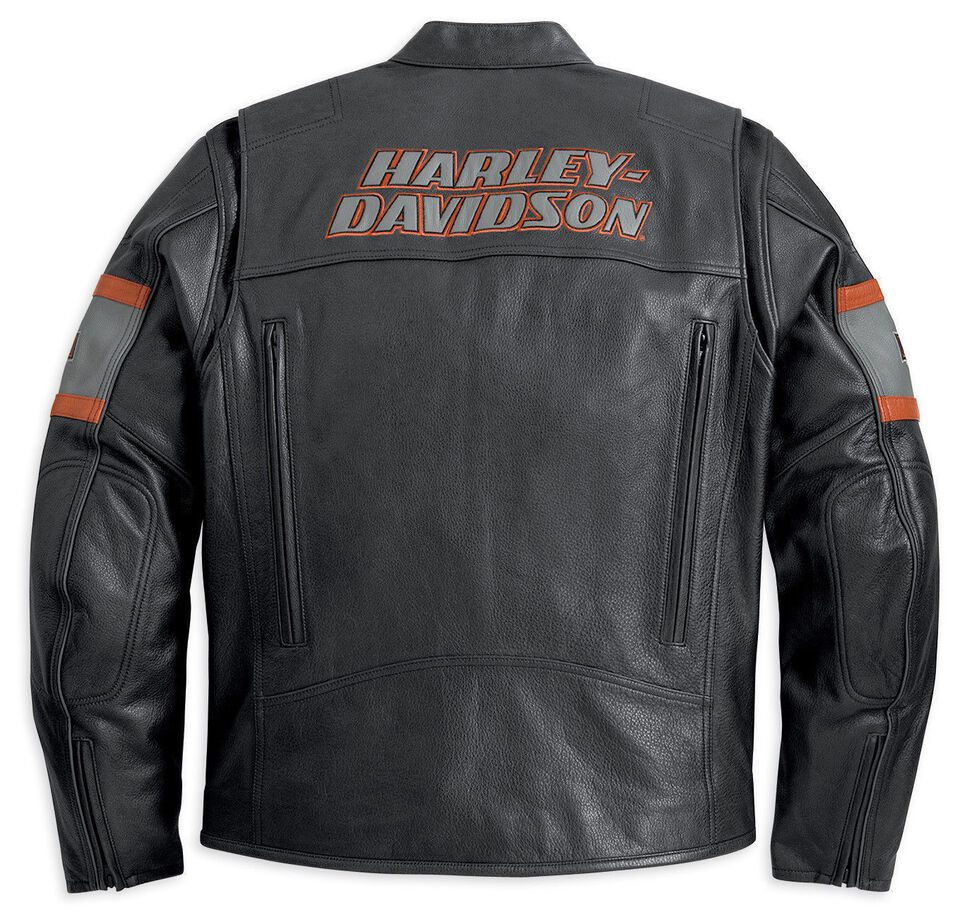 Davidson Eagle Leather Motorcycle Jacket For Men