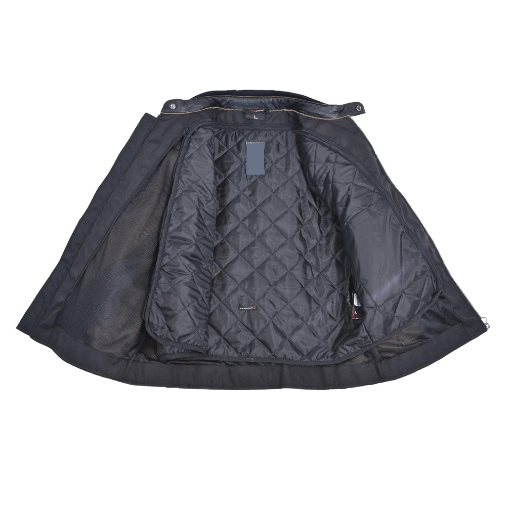 Men leather biker outfit