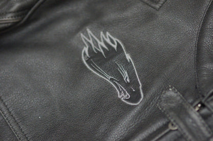 Davidson Eagle Leather Motorcycle Jacket For Men