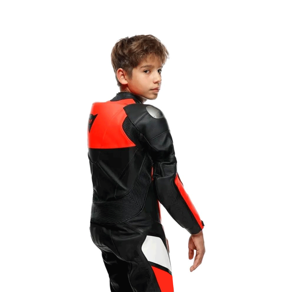 KIDS leather race suit lifestyle image